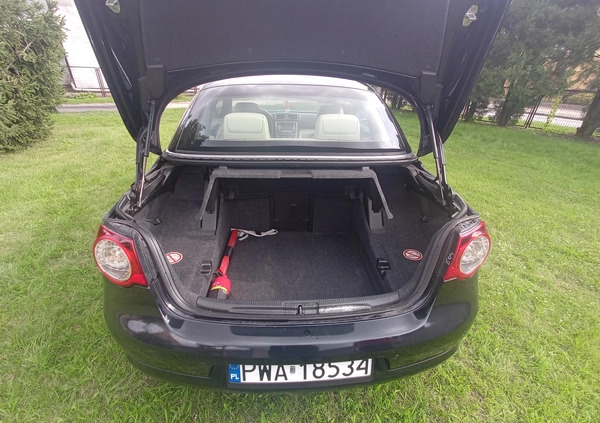Volkswagen Eos cena 19900 przebieg: 246000, rok produkcji 2007 z Wągrowiec małe 121
